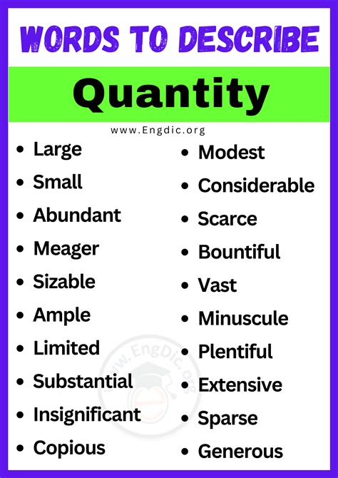 quantity .